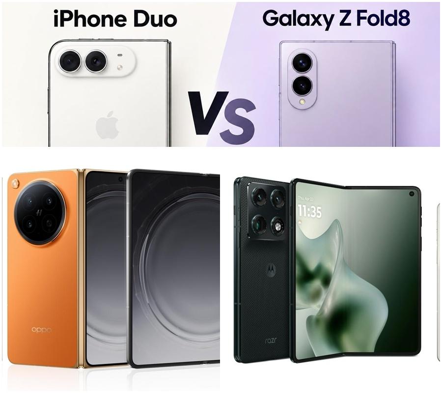 Cuộc chiến smartphone màn hình gập cao cấp: iPhone Duo và loạt bom tấn Android