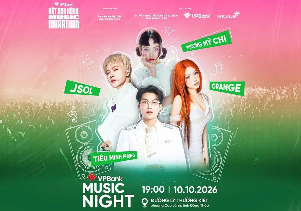 VPBank Đất Sen Hồng Music Marathon 2026: 5 năm kết nối những bước chân