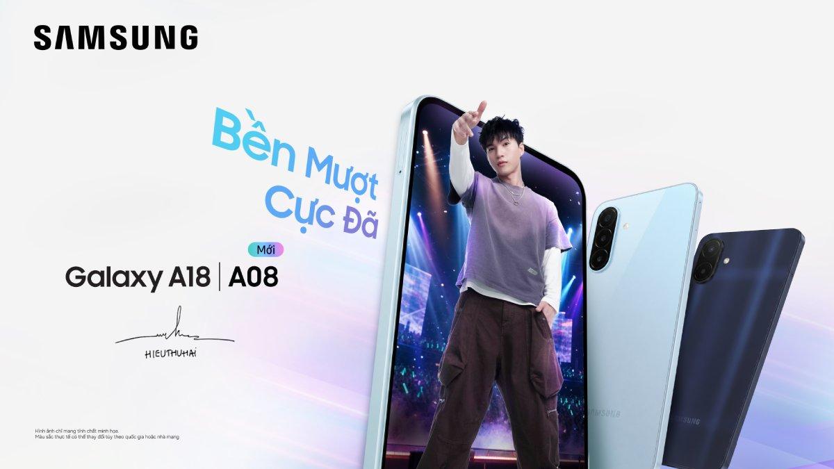 Samsung ra mắt bộ đôi Galaxy A18 và A08: Phổ cập công nghệ AI và pin khủng