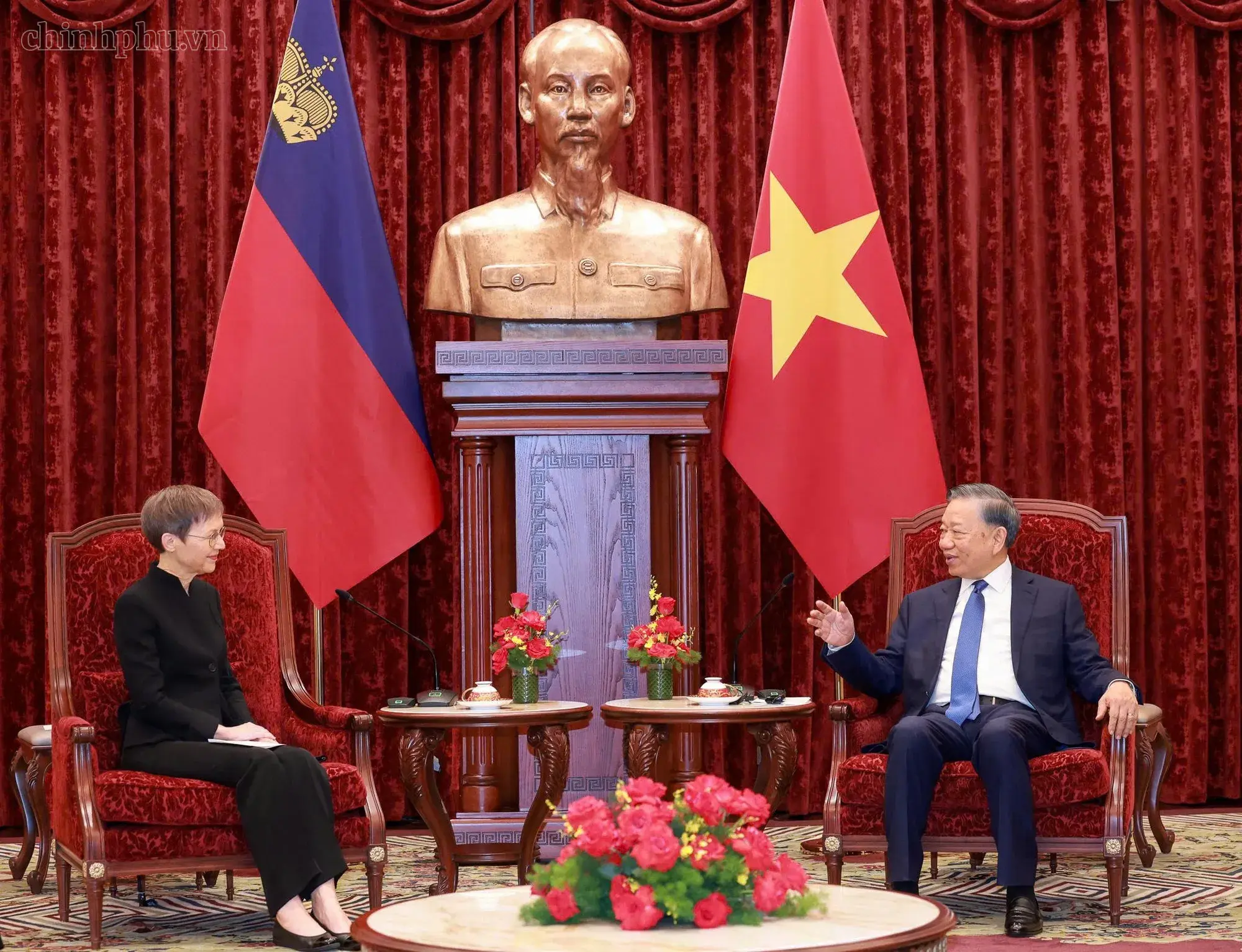 Tổng Bí thư, Chủ tịch nước Tô Lâm tiếp Thủ tướng Liechtenstein: Sớm đưa FTA Việt Nam – EFTA vào thực thi, mở rộng hợp tác đầu tư