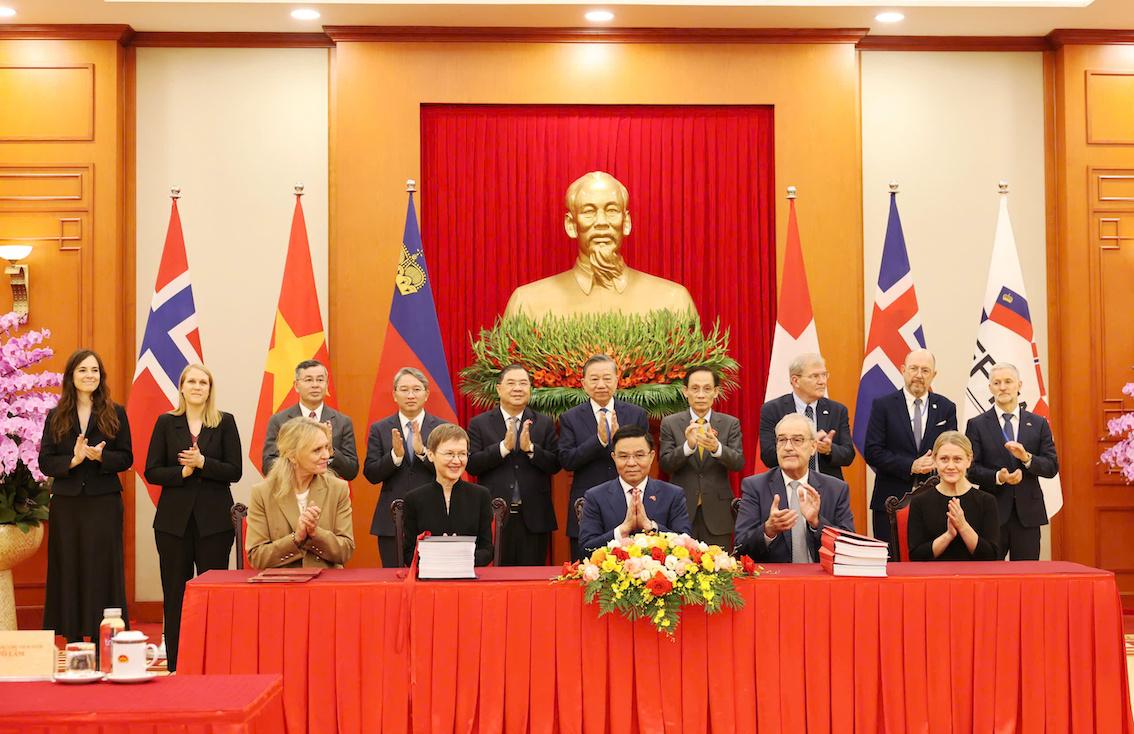 Chính thức ký kết FTA Việt Nam - EFTA sau 14 năm đàm phán