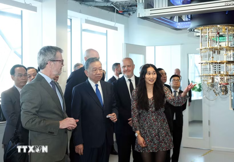 Tổng Bí thư, Chủ tịch nước Tô Lâm thăm Viện Nghiên cứu Niels Bohr của Đại học Copenhagen