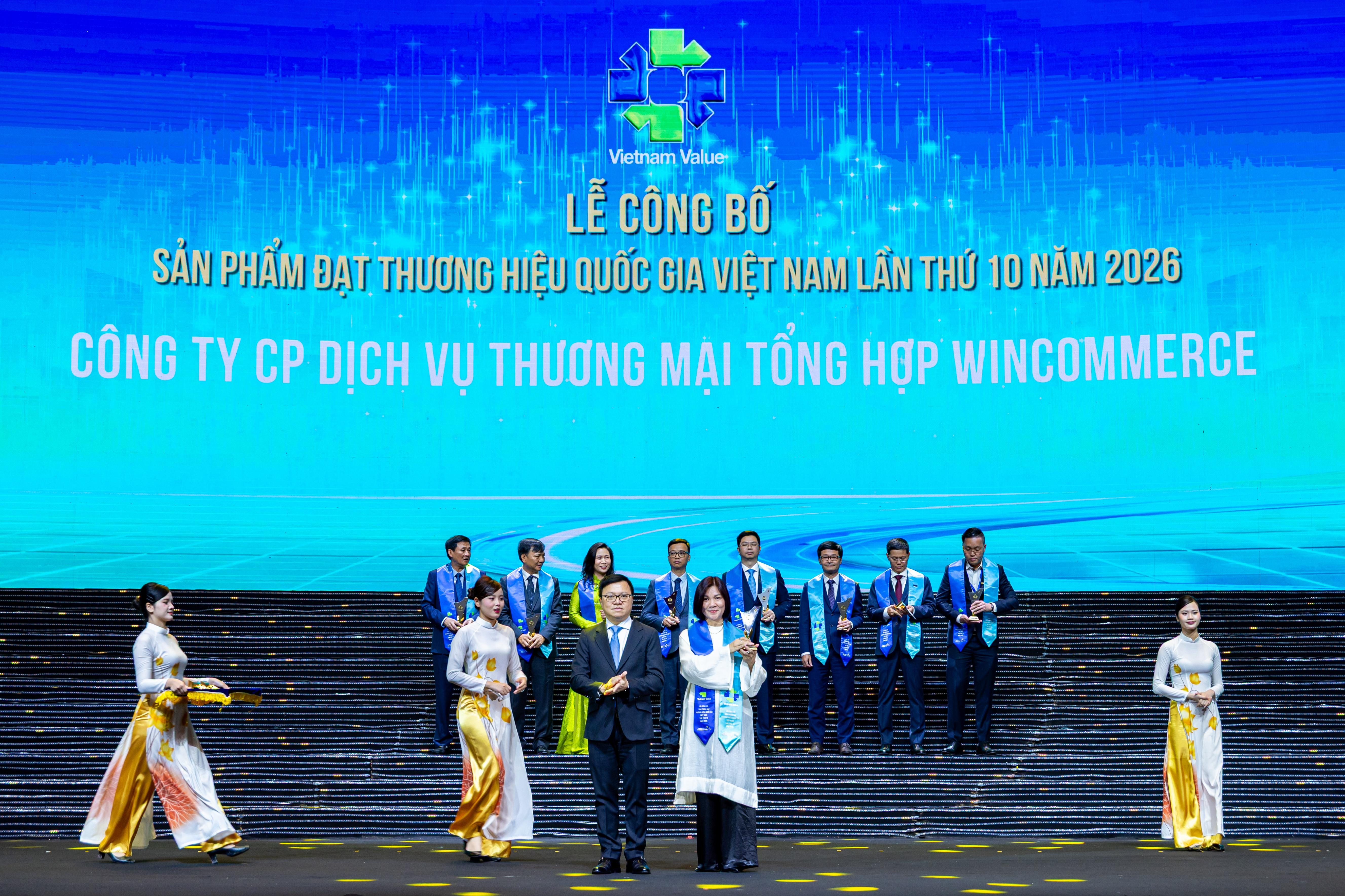 WinMart, WinMart+ và WiN cùng được công nhận Thương hiệu Quốc gia Việt Nam năm 2026