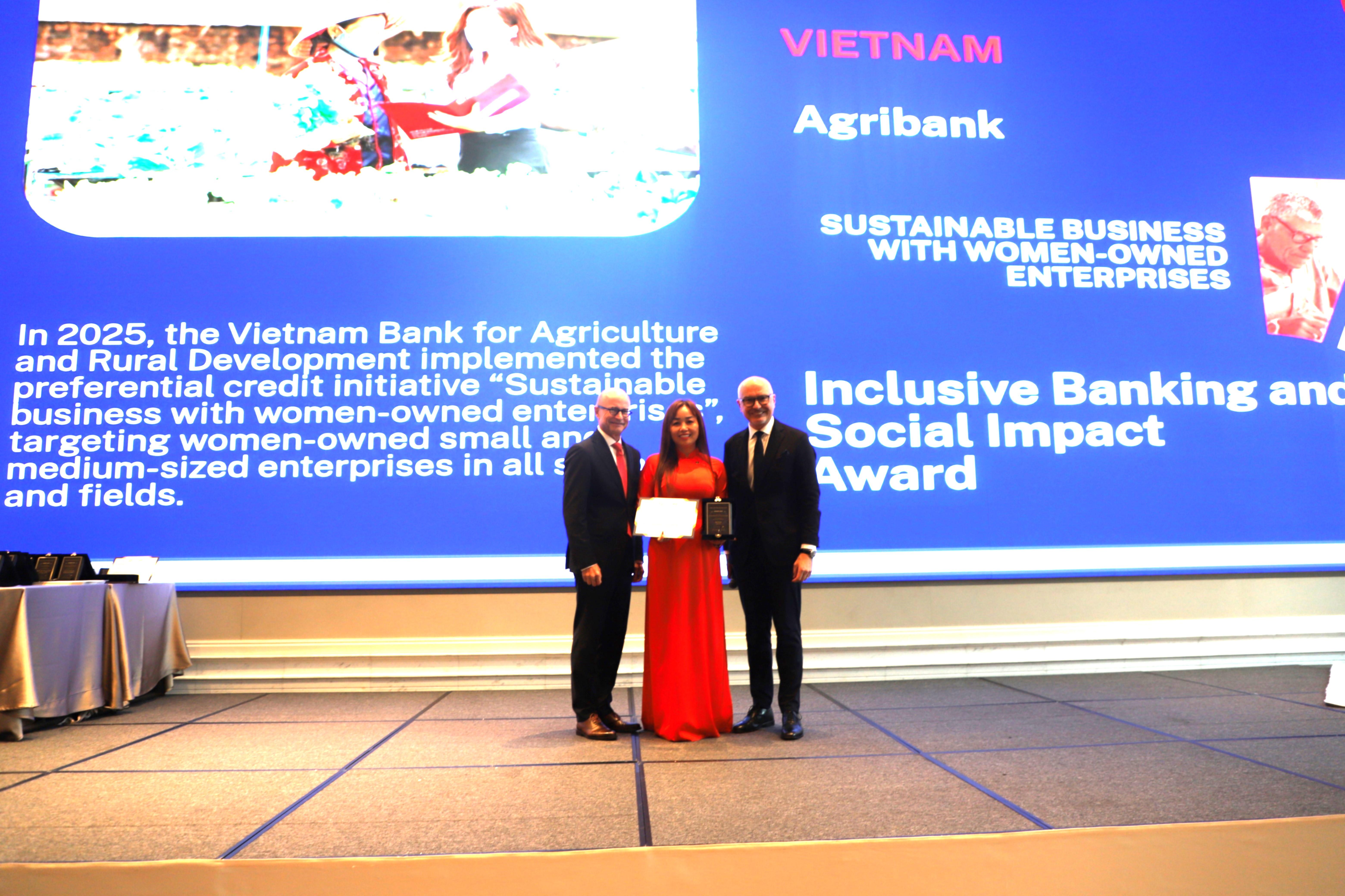 Agribank được Hiệp hội Ngân hàng Tiết kiệm và Bán lẻ thế giới (WSBI) vinh danh 02 năm liên tiếp