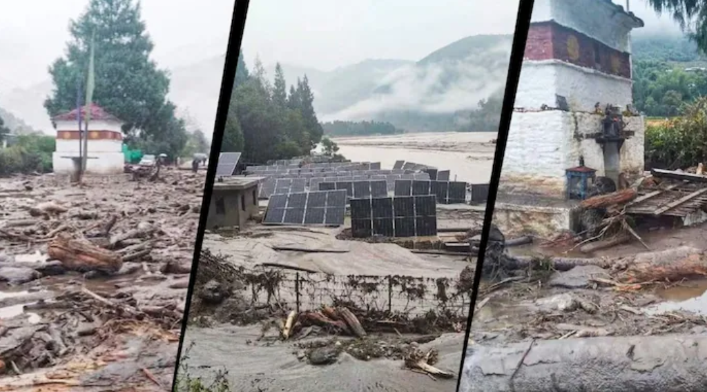 Vỡ hồ băng ở Himalaya, dòng nước lũ tương đương 3.000 bể bơi Olympic khiến 10.000 người sơ tán khẩn cấp