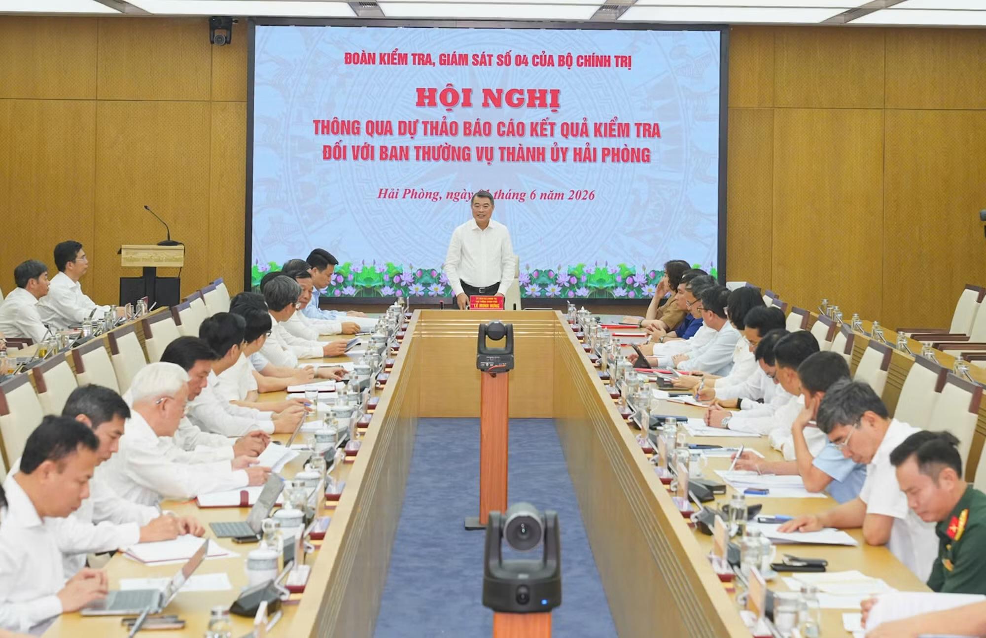 Thủ tướng Lê Minh Hưng: Hải Phòng phải đi đầu trong đổi mới mô hình tăng trưởng