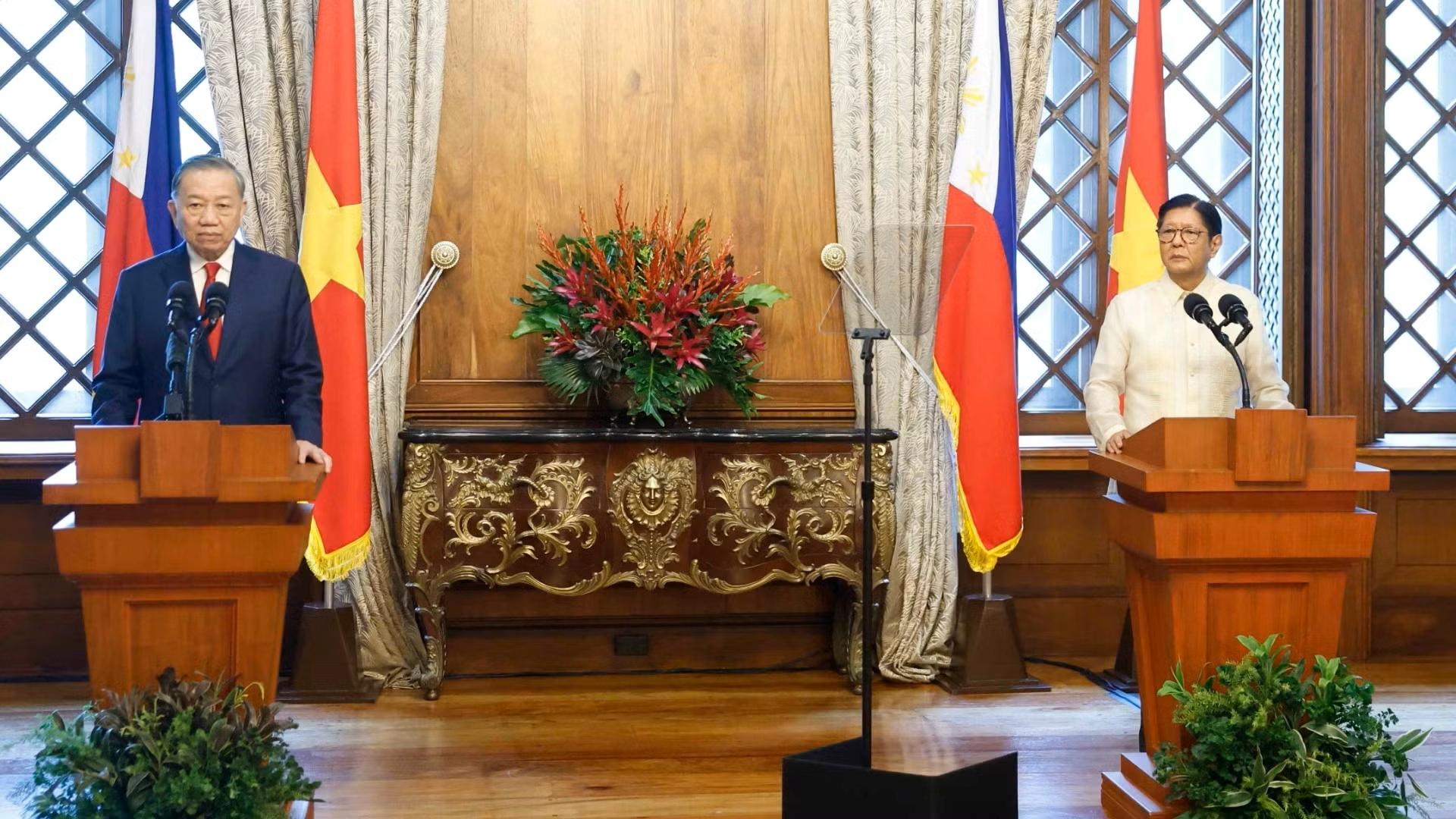 Việt Nam-Philippines nâng cấp quan hệ Đối tác Chiến lược tăng cường Việt Nam-Philippines nâng cấp quan hệ Đối tác Chiến lược tăng cường