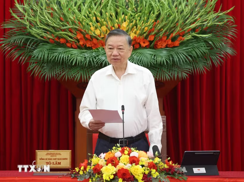 Tổng Bí thư, Chủ tịch nước Tô Lâm: Hình thành năng lực nghiên cứu và tham mưu chiến lược đáp ứng yêu cầu phát triển đất nước Tổng Bí thư, Chủ tịch nước Tô Lâm: Hình thành năng lực nghiên cứu và tham mưu chiến lược đáp ứng yêu cầu phát triển đất nước