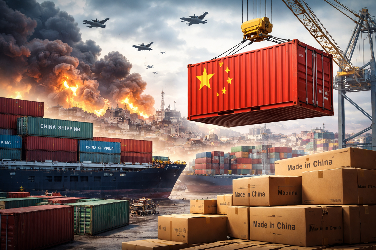 Xuất khẩu Trung Quốc bất ngờ 'hốt bạc' từ cú sốc dầu mỏ