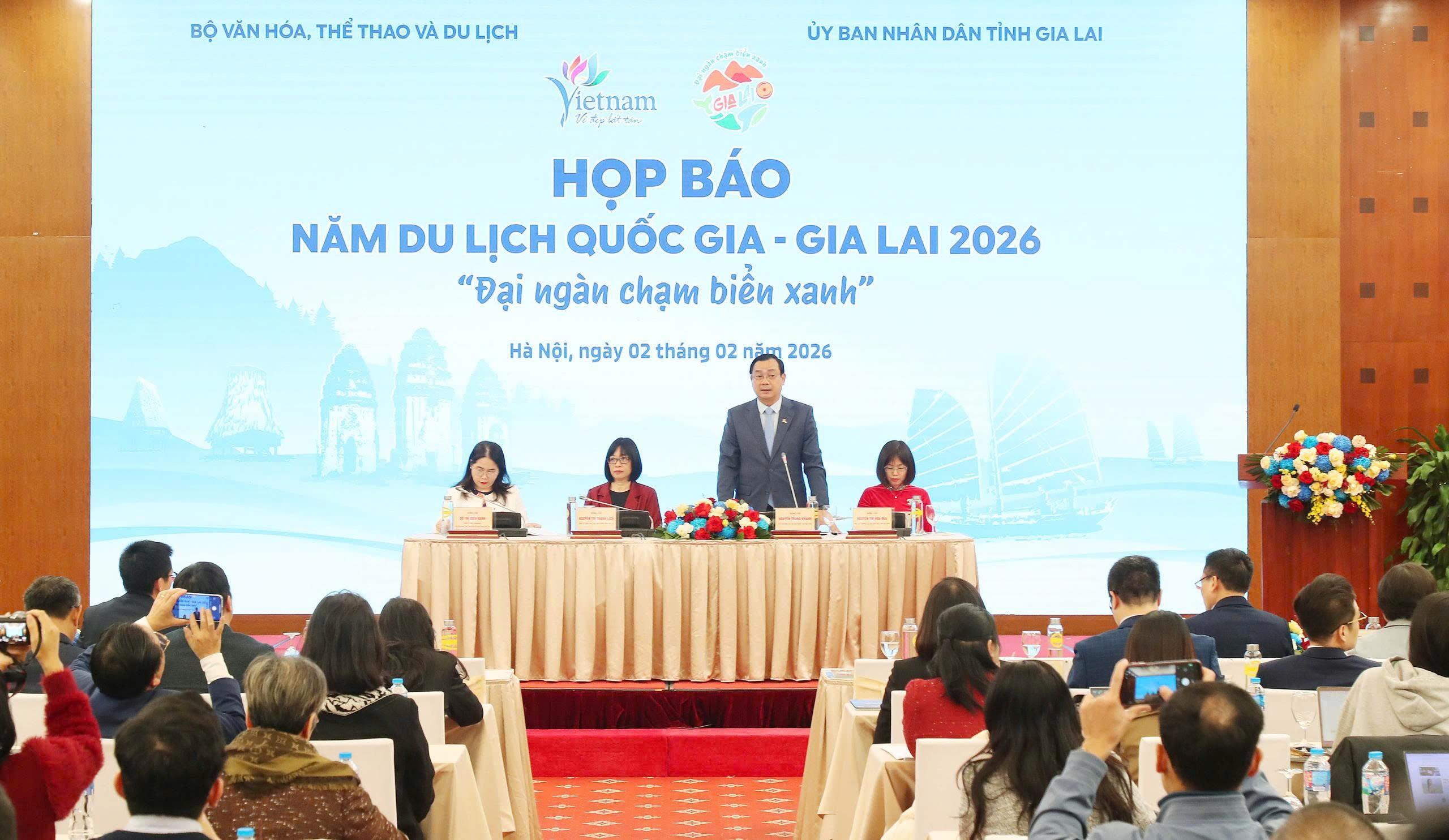 Công bố Năm Du lịch quốc gia - Gia Lai 2026: Khát vọng bứt phá từ đại ngàn đến biển xanh Công bố Năm Du lịch quốc gia - Gia Lai 2026: Khát vọng bứt phá từ đại ngàn đến biển xanh