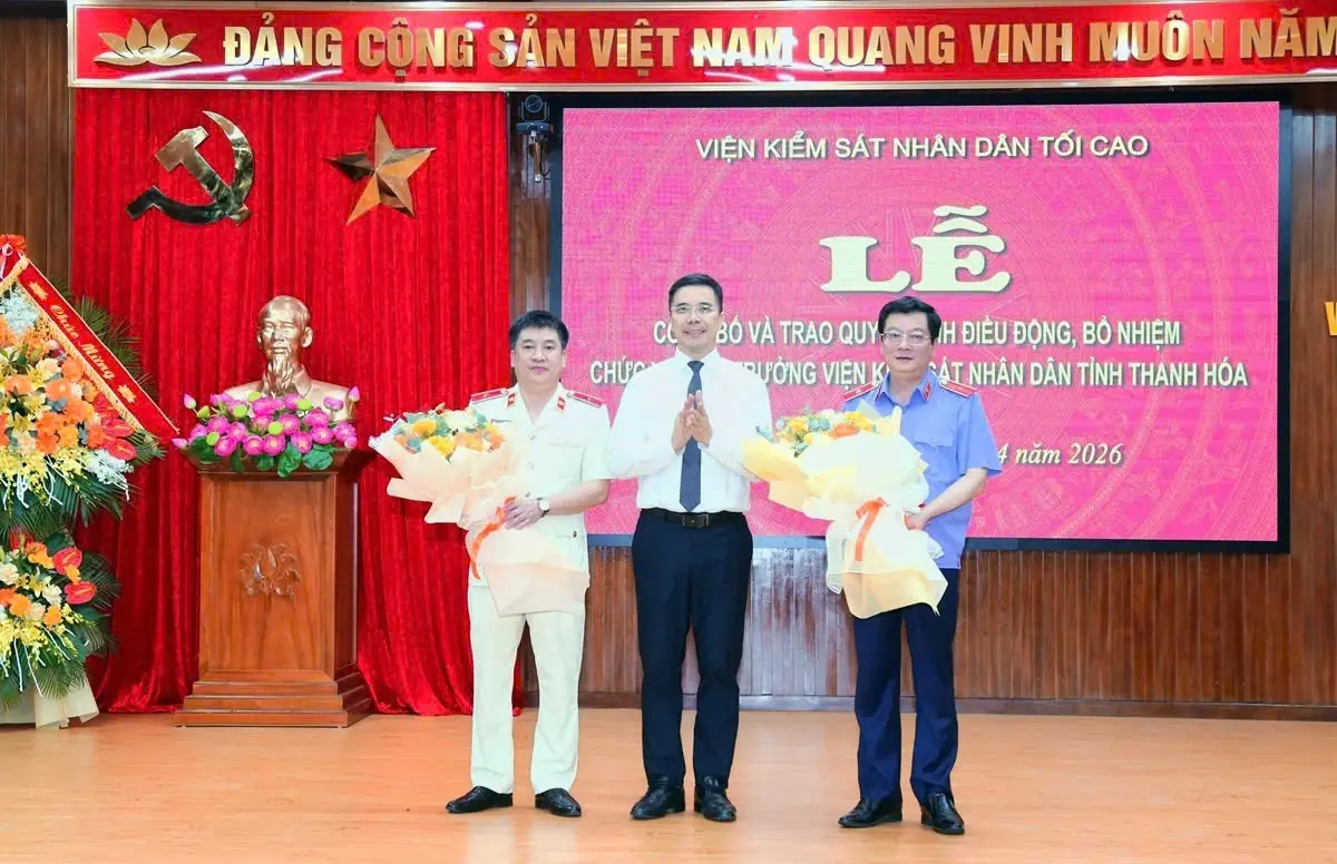 Thanh Hoá có tân Viện trưởng Viện Kiểm sát nhân dân tỉnh