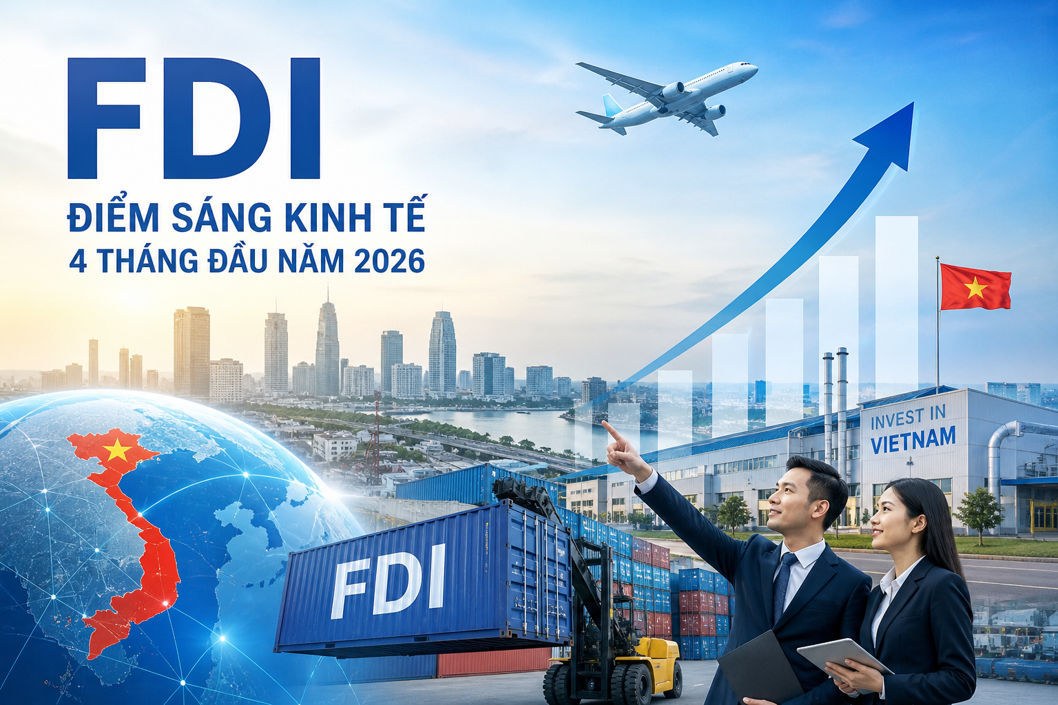 Dòng vốn ngoại tăng tốc vào Việt Nam FDI chạm mức cao nhất 5 năm