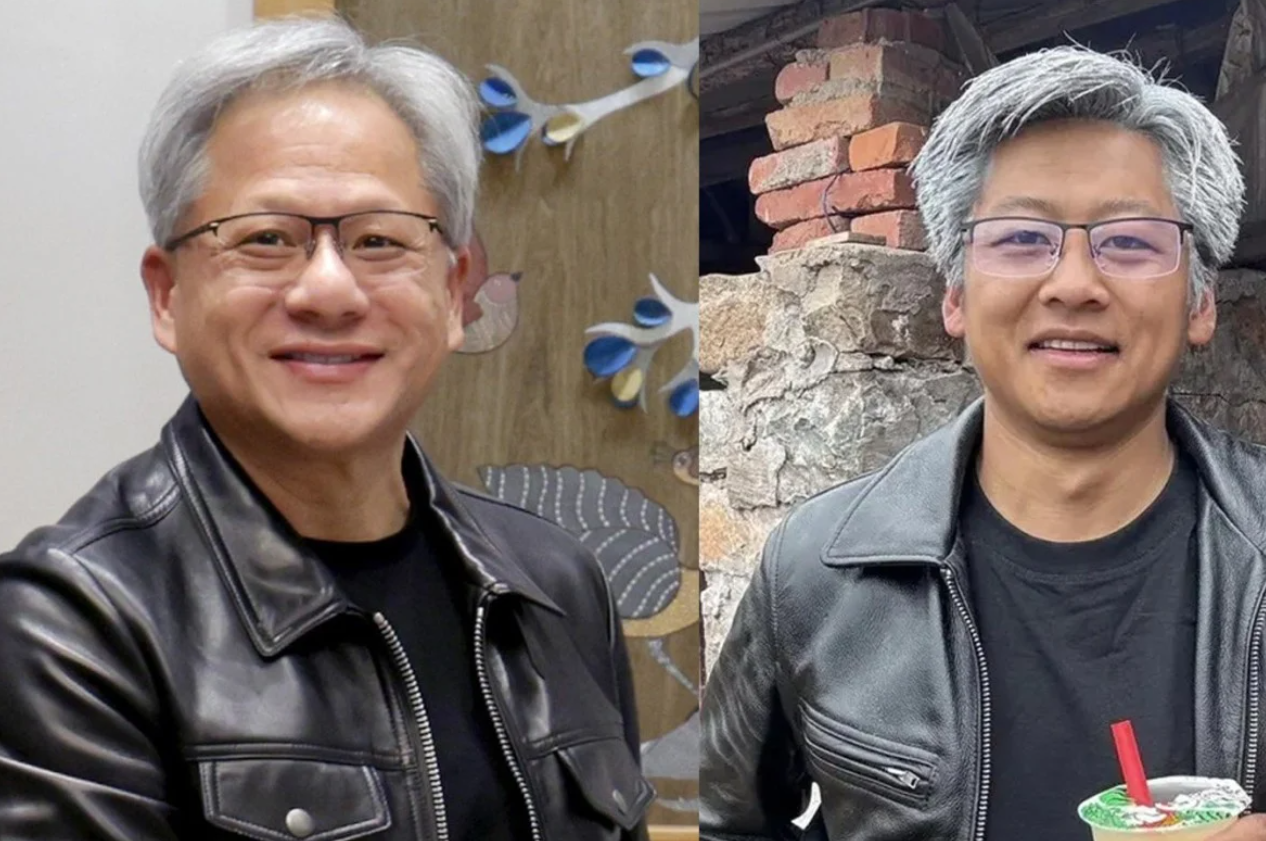 Rắc bột mì lên tóc, mua áo khoác 300.000 đồng: Chàng trẻ hóa thân thành CEO Nvidia Jensen Huang bất ngờ gây sốt mạng xã hội