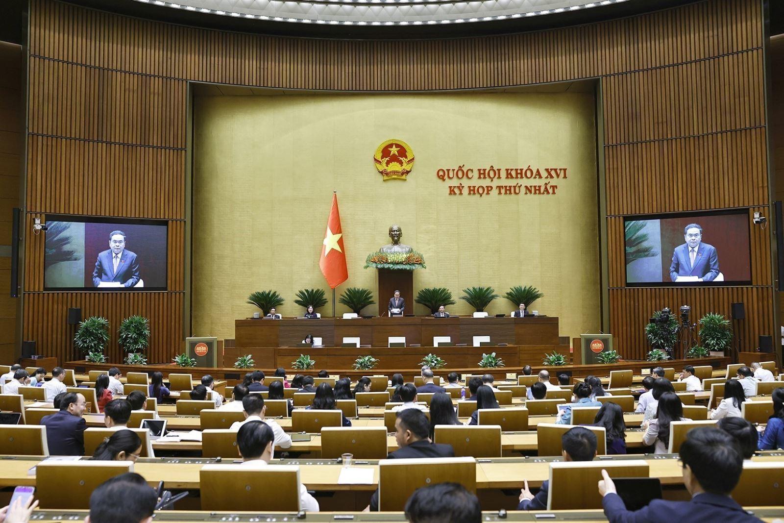 Khai mạc Kỳ họp không thường lệ thứ nhất, Quốc hội khóa XVI Khai mạc Kỳ họp không thường lệ thứ nhất, Quốc hội khóa XVI