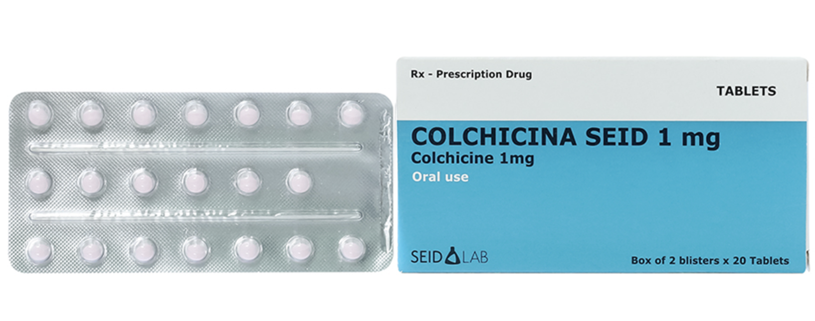Thu hồi toàn quốc thuốc trị gout Colchicina Seid 1mg do vi phạm chất lượng mức độ 2 Thu hồi toàn quốc thuốc trị gout Colchicina Seid 1mg do vi phạm chất lượng mức độ 2