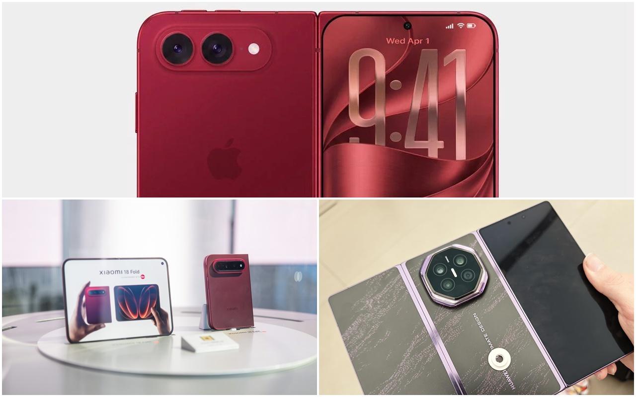 Huawei và Xiaomi tung đòn phủ đầu Apple trong cuộc đua smartphone gập