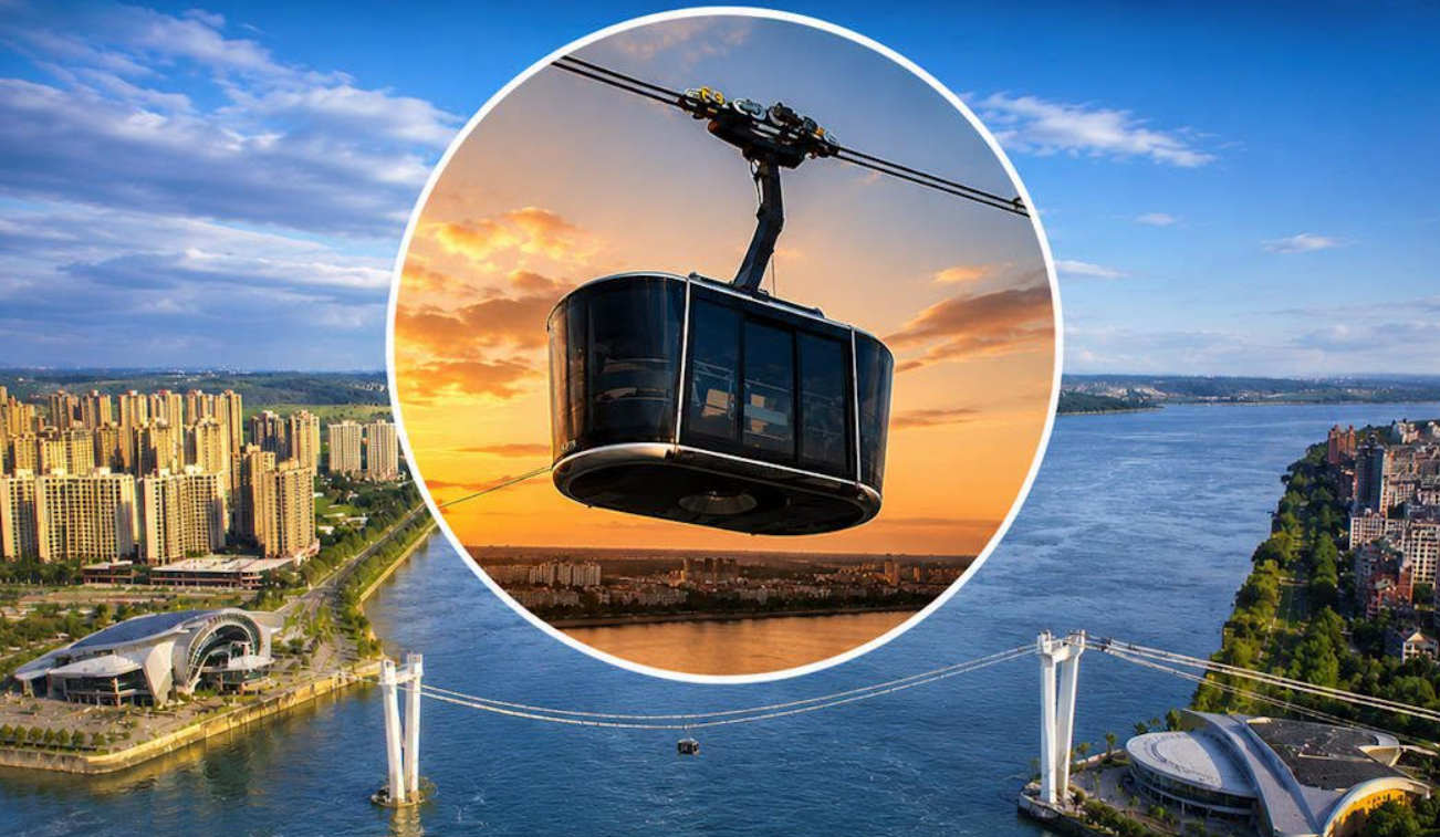 Láng giềng Việt Nam xây tuyến cáp treo chở khách dài gần 1km xuyên biên giới, rút ngắn thời gian di chuyển còn 6 - 8 phút