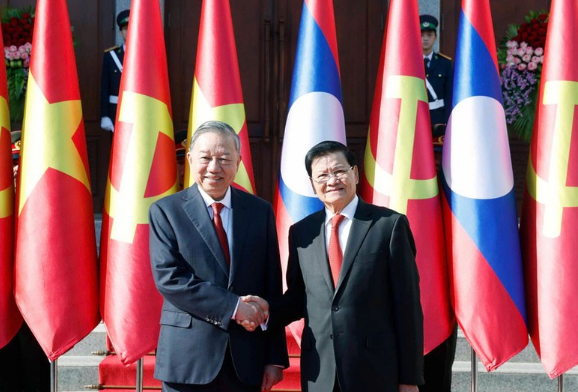 Tổng Bí thư Tô Lâm kết thúc tốt đẹp chuyến thăm cấp Nhà nước tới Lào