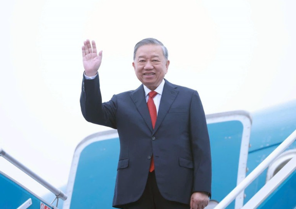 Tổng Bí thư Tô Lâm lên đường thăm cấp Nhà nước Vương quốc Campuchia