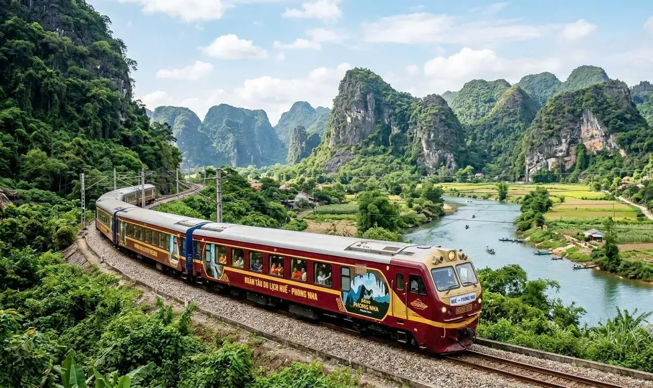 Việt Nam sắp vận hành chuyến tàu dài 190km, nối vùng đất di sản tới cửa ngõ VQG duy nhất cả nước 4 lần được UNESCO vinh danh, giá vé từ 420.000 đồng Việt Nam sắp vận hành chuyến tàu dài 190km, nối vùng đất di sản tới cửa ngõ VQG duy nhất cả nước 4 lần được UNESCO vinh danh, giá vé từ 420.000 đồng