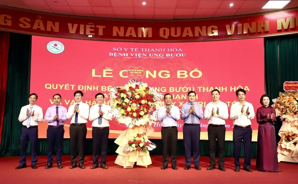 Bệnh viện Ung bướu tỉnh Thanh Hóa đạt chuẩn hạng I, vận hành hệ thống xạ trị hiện đại hơn 100 tỷ đồng