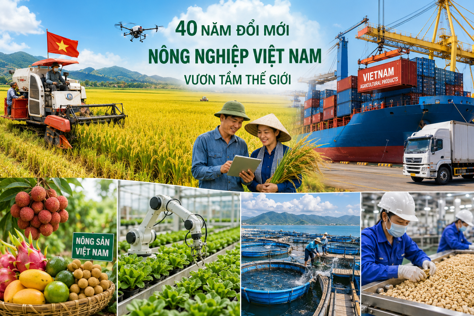 Nông nghiệp Việt Nam: Hành trình vươn tầm thế giới Nông nghiệp Việt Nam: Hành trình vươn tầm thế giới