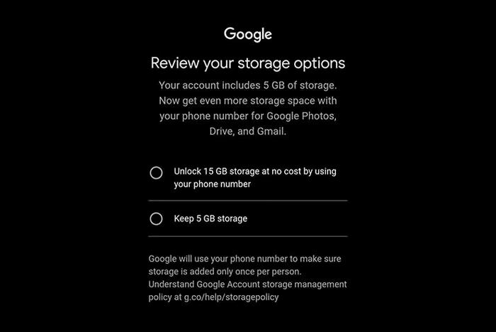 Google siết chặt không gian lưu trữ: Tài khoản mới chỉ nhận 5GB miễn phí thay vì 15GB nếu thiếu xác minh