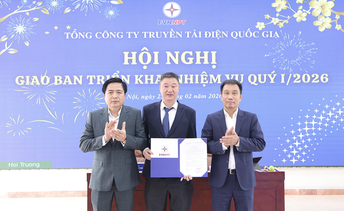 Giao nhiệm vụ Quyền Tổng giám đốc Tổng công ty Truyền tải điện Quốc gia