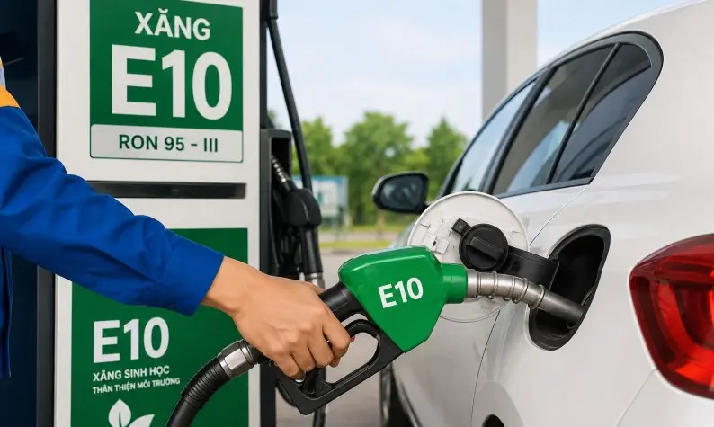 Xăng sinh học E10 chính thức thay thế xăng khoáng truyền thống trên toàn quốc từ hôm nay