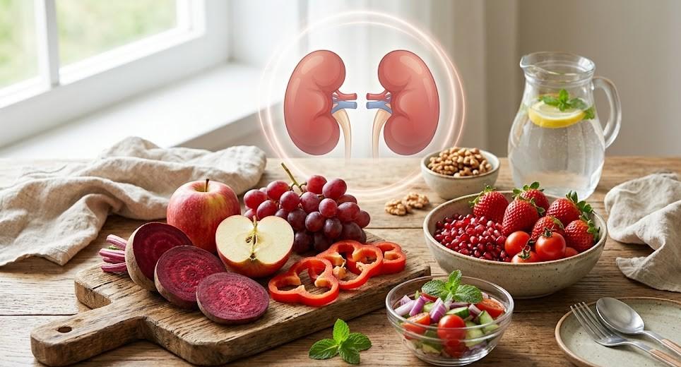 Nhóm thực phẩm màu đỏ đem lại nhiều lợi ích cho sức khỏe thận