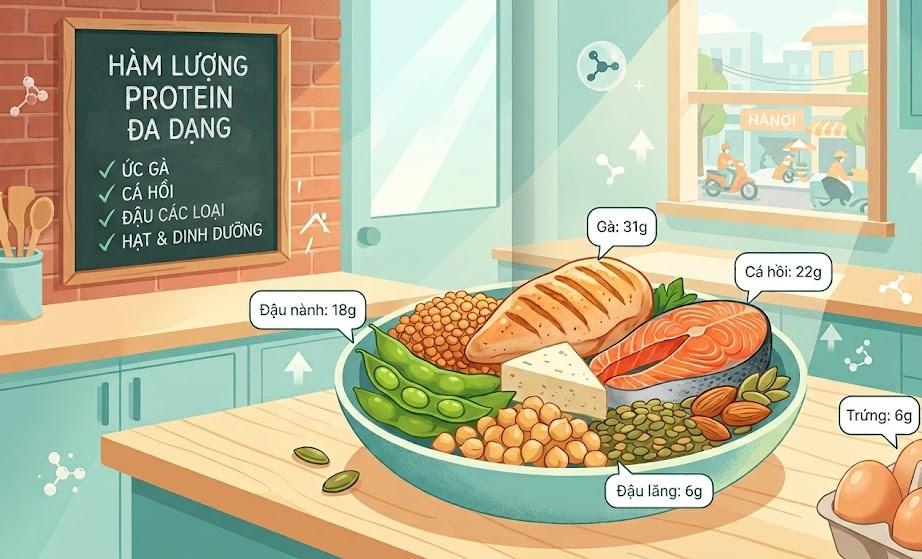 Những thực phẩm giàu protein vượt trội bạn nên biết Những thực phẩm giàu protein vượt trội bạn nên biết