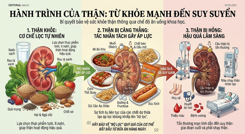 Những món ăn hằng ngày đang âm thầm tàn phá lá thận của bạn Những món ăn hằng ngày đang âm thầm tàn phá lá thận của bạn