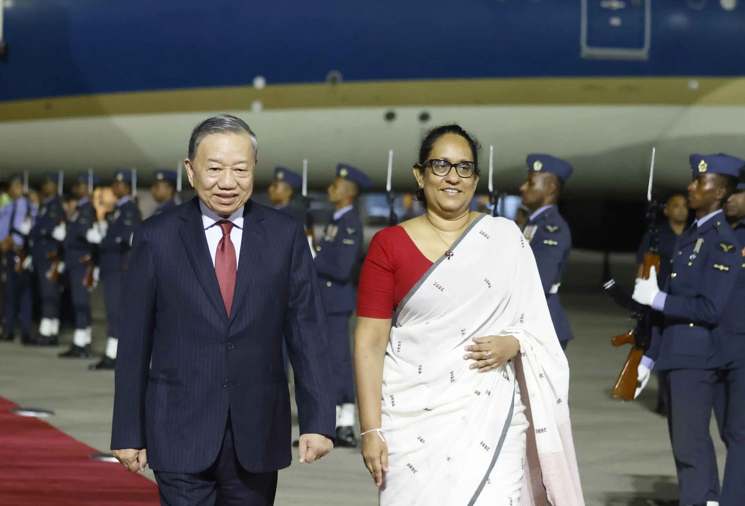 Tổng Bí thư, Chủ tịch nước Tô Lâm bắt đầu thăm cấp Nhà nước tới Sri Lanka
