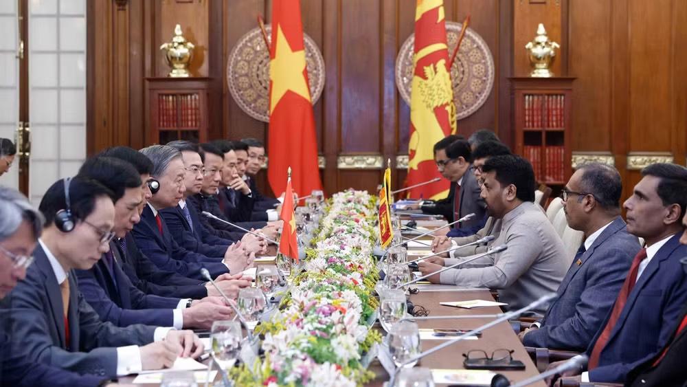 Tổng Bí thư, Chủ tịch nước Tô Lâm hội đàm với Tổng thống Sri Lanka Anura Kumara Dissanayake