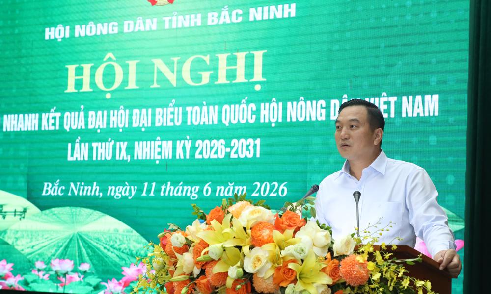 Hội Nông dân Bắc Ninh triển khai nhanh Nghị quyết Đại hội IX, thúc đẩy chuyển đổi số nông nghiệp