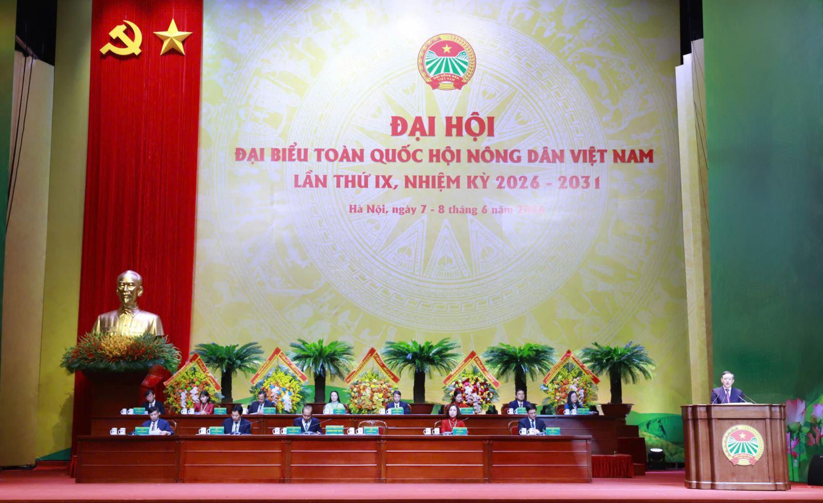 Khai mạc Đại hội đại biểu toàn quốc Hội Nông dân Việt Nam lần thứ IX Khai mạc Đại hội đại biểu toàn quốc Hội Nông dân Việt Nam lần thứ IX