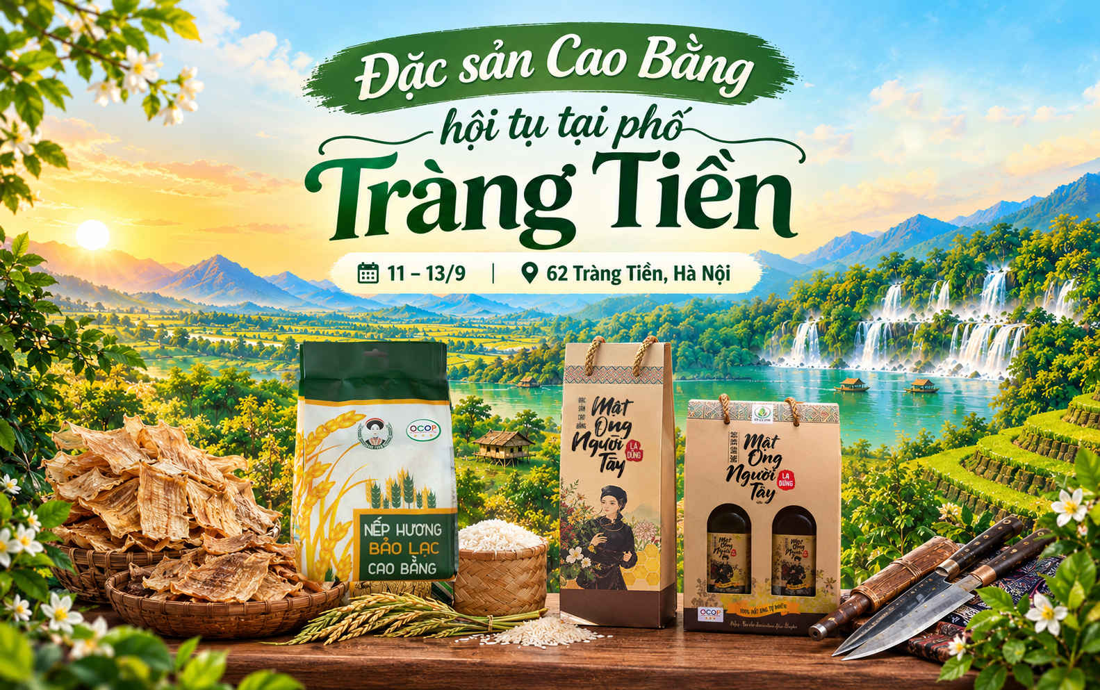 Đặc sản Cao Bằng hội tụ giữa lòng Thủ đô: Đưa hương vị biên cương đến gần hơn với người tiêu dùng Đặc sản Cao Bằng hội tụ giữa lòng Thủ đô: Đưa hương vị biên cương đến gần hơn với người tiêu dùng