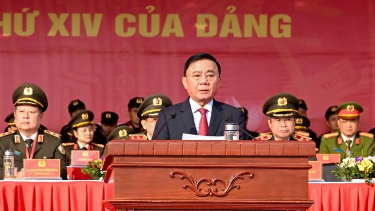 Bộ Công an tổ chức lễ xuất quân bảo đảm an ninh, trật tự Đại hội Đảng lần thứ XIV Bộ Công an tổ chức lễ xuất quân bảo đảm an ninh, trật tự Đại hội Đảng lần thứ XIV