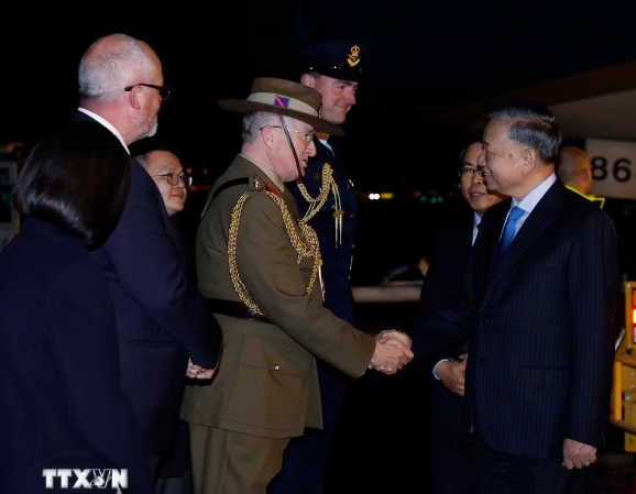 Tổng Bí thư, Chủ tịch nước Tô Lâm đến Sydney, bắt đầu thăm cấp Nhà nước tới Australia