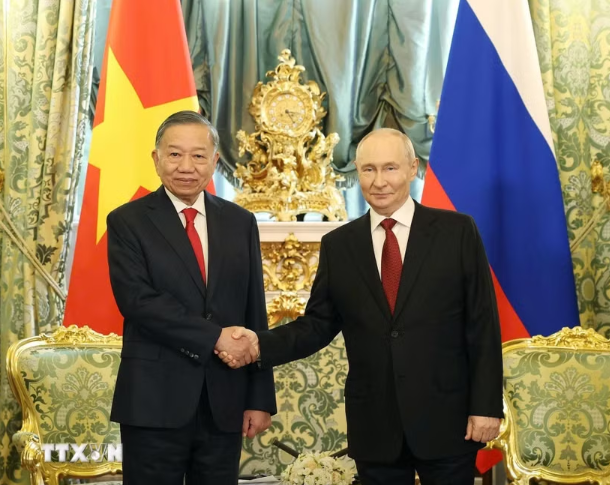 Tổng Bí thư, Chủ tịch nước Tô Lâm hội đàm với Tổng thống Nga Vladimir Putin Tổng Bí thư, Chủ tịch nước Tô Lâm hội đàm với Tổng thống Nga Vladimir Putin