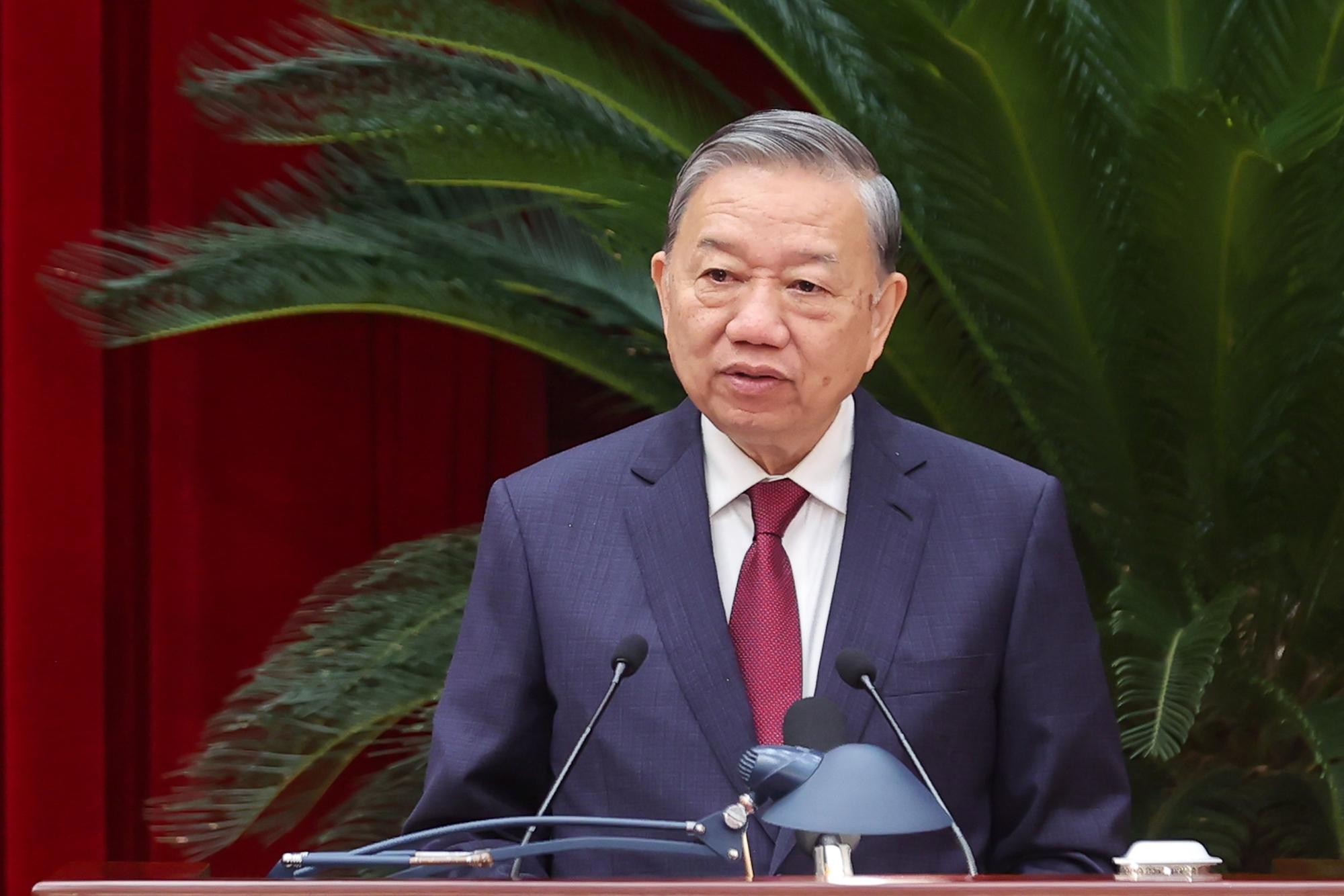 Toàn văn phát biểu của Tổng Bí thư Tô Lâm tại buổi gặp mặt các Tiểu ban chuẩn bị Đại hội XIV và Ban Chỉ đạo tổng kết 40 năm đổi mới