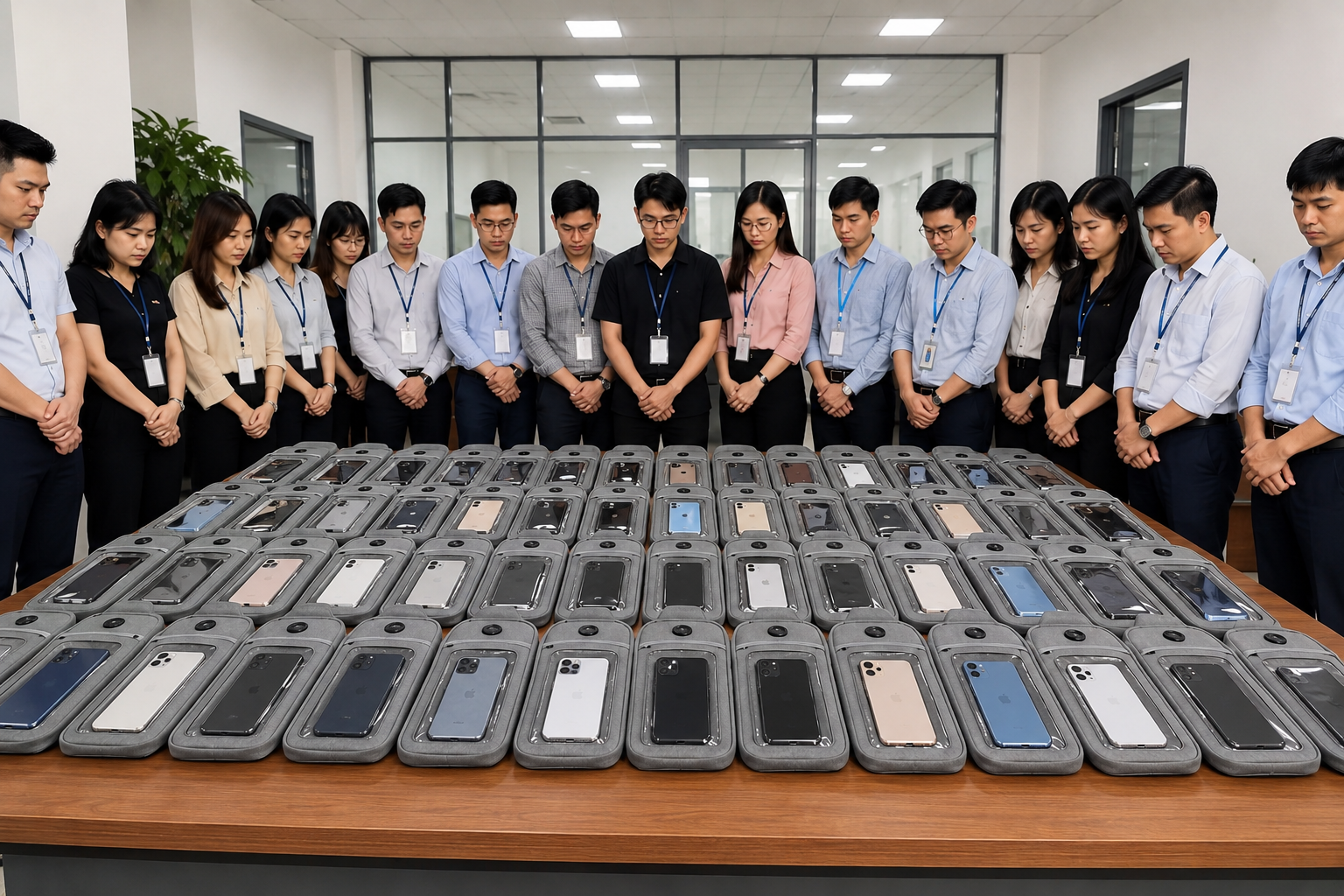 Công ty tịch thu điện thoại của nhân viên trong giờ làm việc