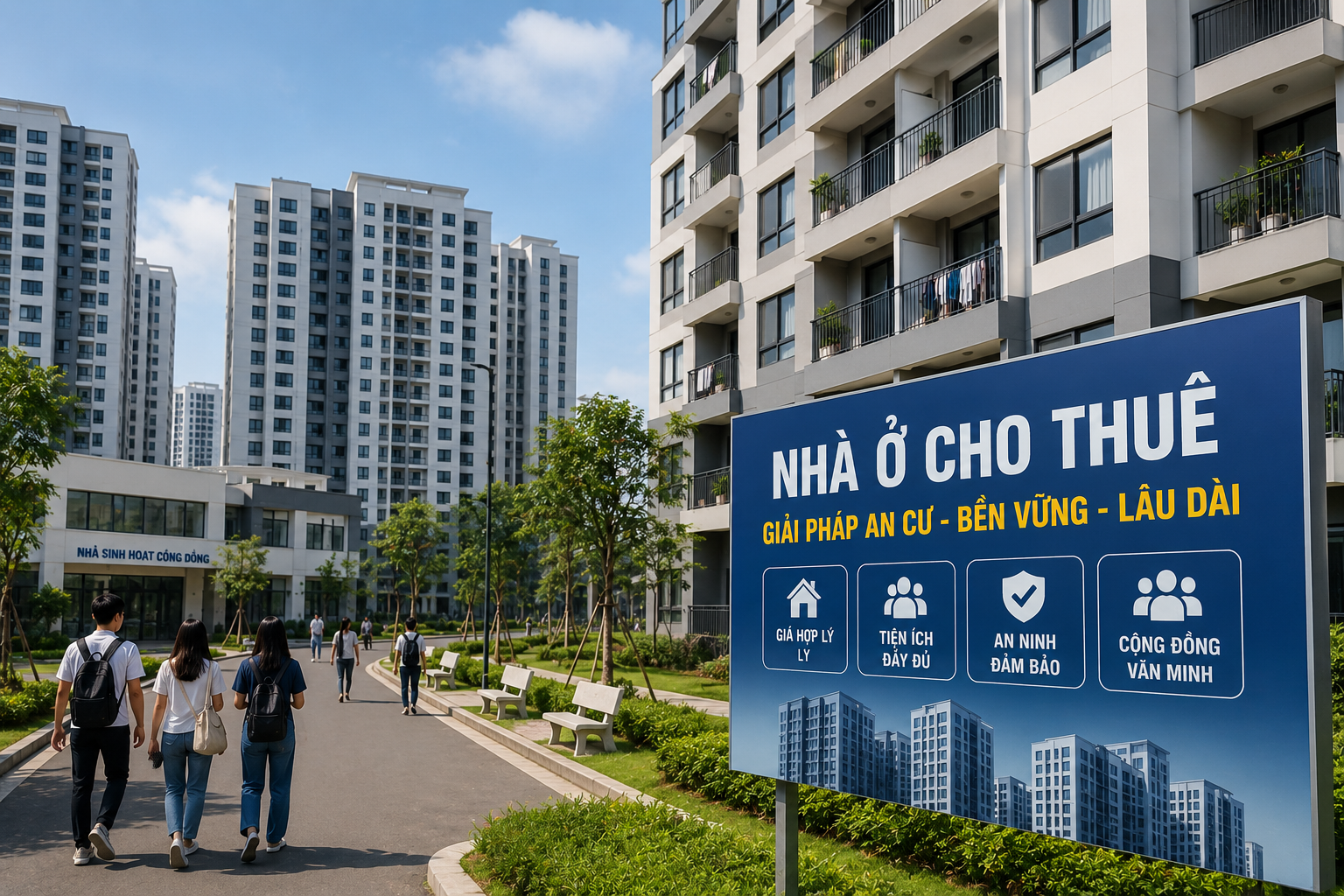 Nhà ở cho thuê - trụ cột mới trong chiến lược an sinh và phát triển đô thị bền vững