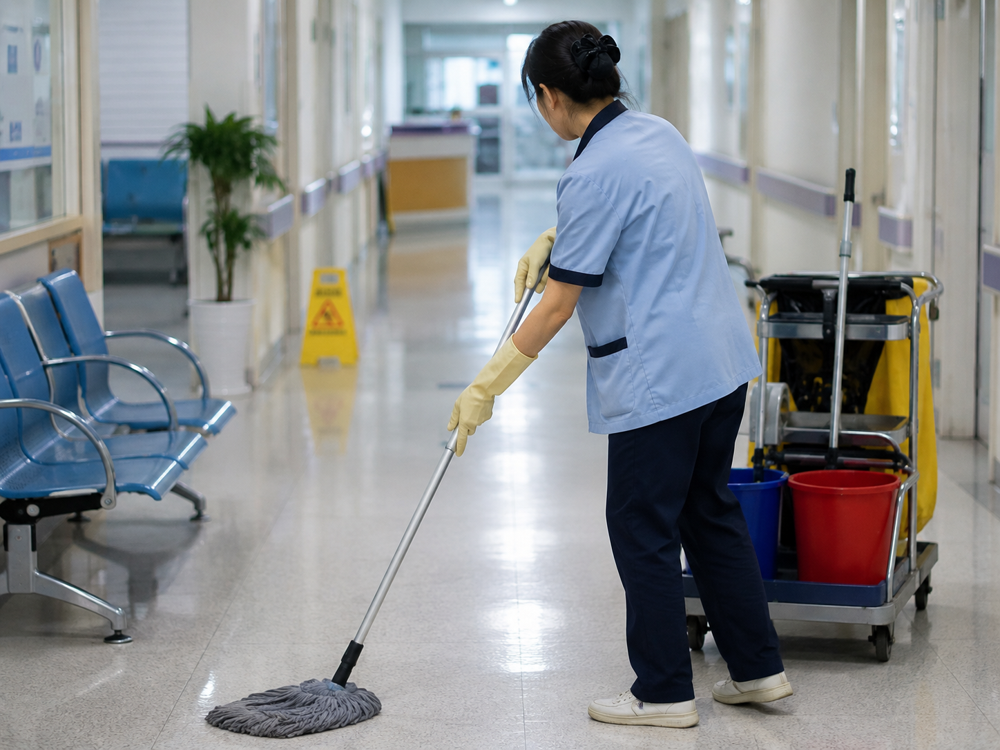 Nữ lao công từng làm việc 10 năm tại bệnh viện trở thành bác sĩ