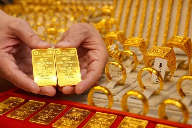 Giá vàng trong nước tăng nhẹ, thế giới chờ quyết định lãi suất từ Fed