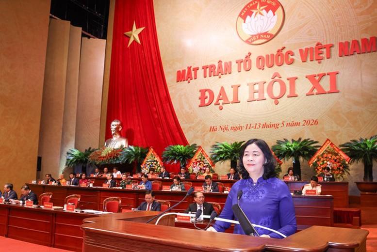 Đồng chí Bùi Thị Minh Hoài tiếp tục giữ chức Chủ tịch Uỷ ban Trung ương MTTQ Việt Nam khóa XI Đồng chí Bùi Thị Minh Hoài tiếp tục giữ chức Chủ tịch Uỷ ban Trung ương MTTQ Việt Nam khóa XI