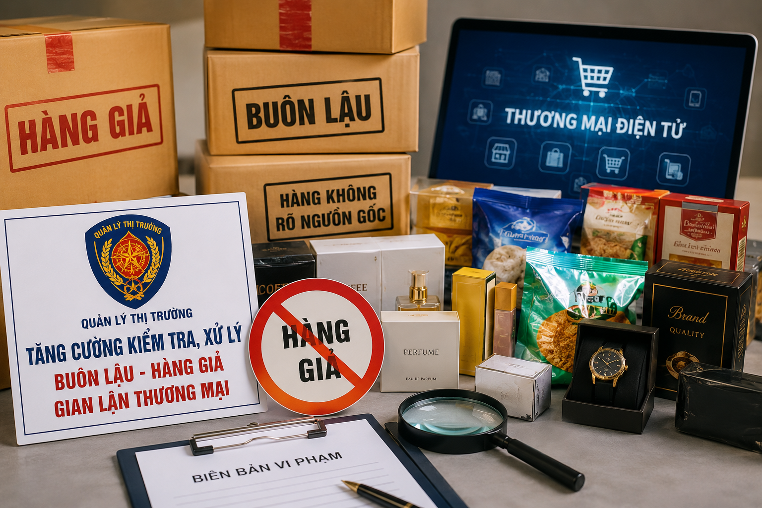 Hưng Yên tăng cường kiểm soát thị trường, xử lý 461 vụ buôn lậu và hàng giả trong nửa đầu năm 2026 Hưng Yên tăng cường kiểm soát thị trường, xử lý 461 vụ buôn lậu và hàng giả trong nửa đầu năm 2026