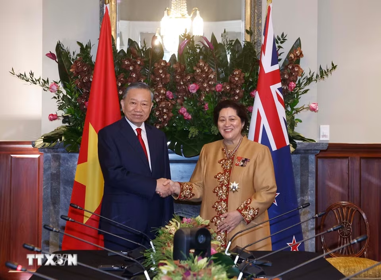 Tổng Bí thư, Chủ tịch nước Tô Lâm hội kiến Toàn quyền New Zealand