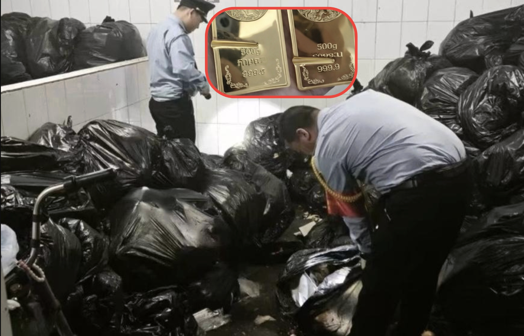 Cả gia đình bới tung 10 tấn rác để tìm lại số vàng trị giá gần 6 tỷ đồng