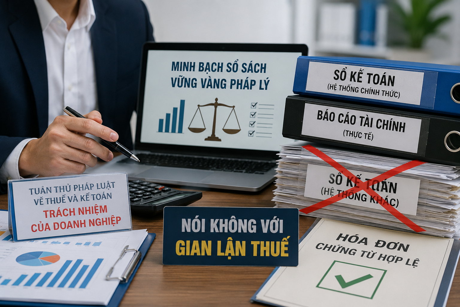 Cục Thuế siết chống gian lận sổ sách, cảnh báo hành vi che giấu doanh thu